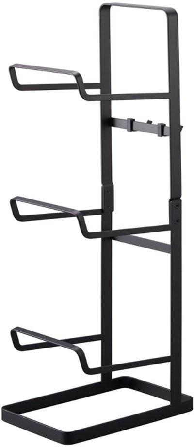Portaoggetti Yamazaki per attrezzature fitness - torre - nero