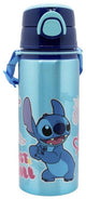 Borraccia in alluminio punto storcitura con coulisse 730ml blu per bambini