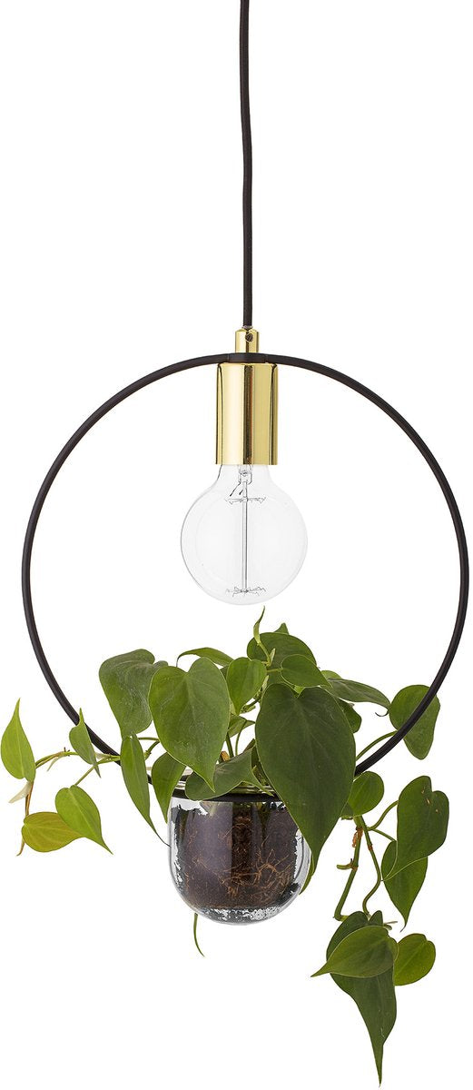 Bloomingville - lampada a sospensione caralina - oro - metallo