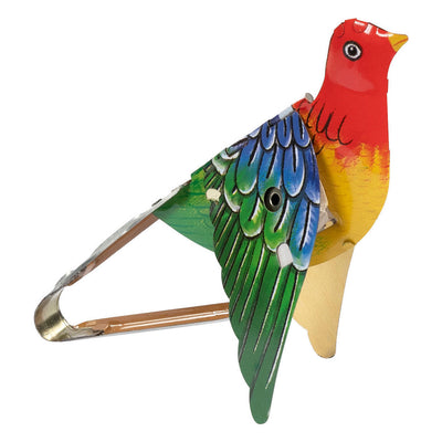 Pájaro cantor de metal goki