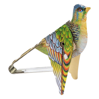 Pájaro cantor de metal goki