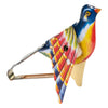 Uccello canoro in metallo Goki