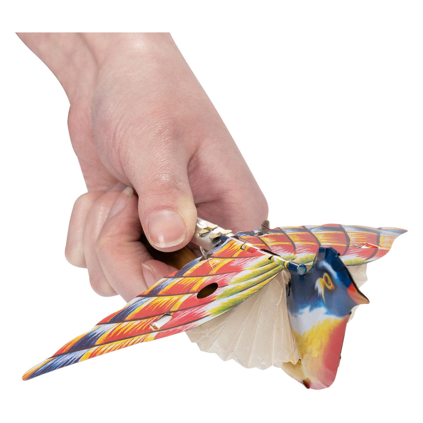 Uccello canoro in metallo Goki