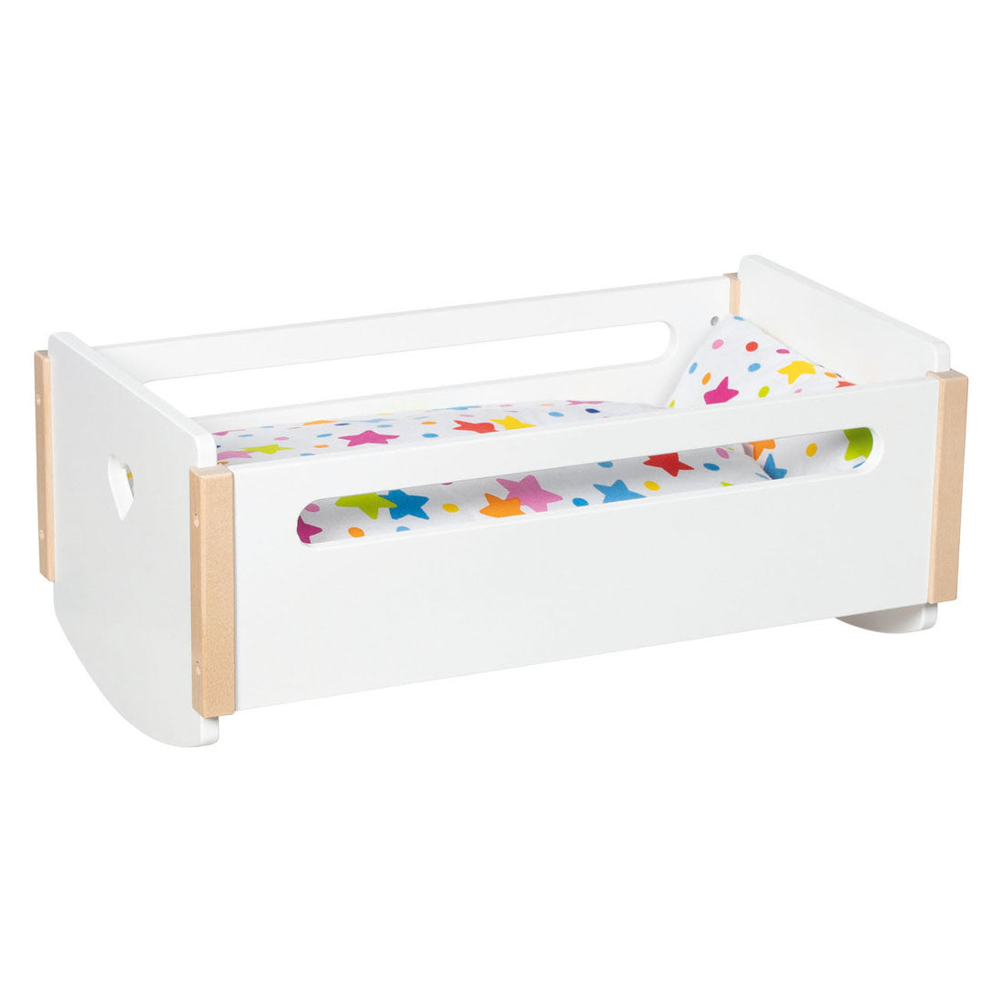 Cuna para muñecos de madera Goki