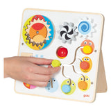 Tablero de actividades de madera Goki. - afbeelding 4