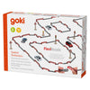 Juego de madera Goki obras viales - 135 piezas.