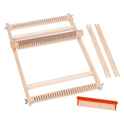 Telar de madera Goki para colegio con peine - 25cm