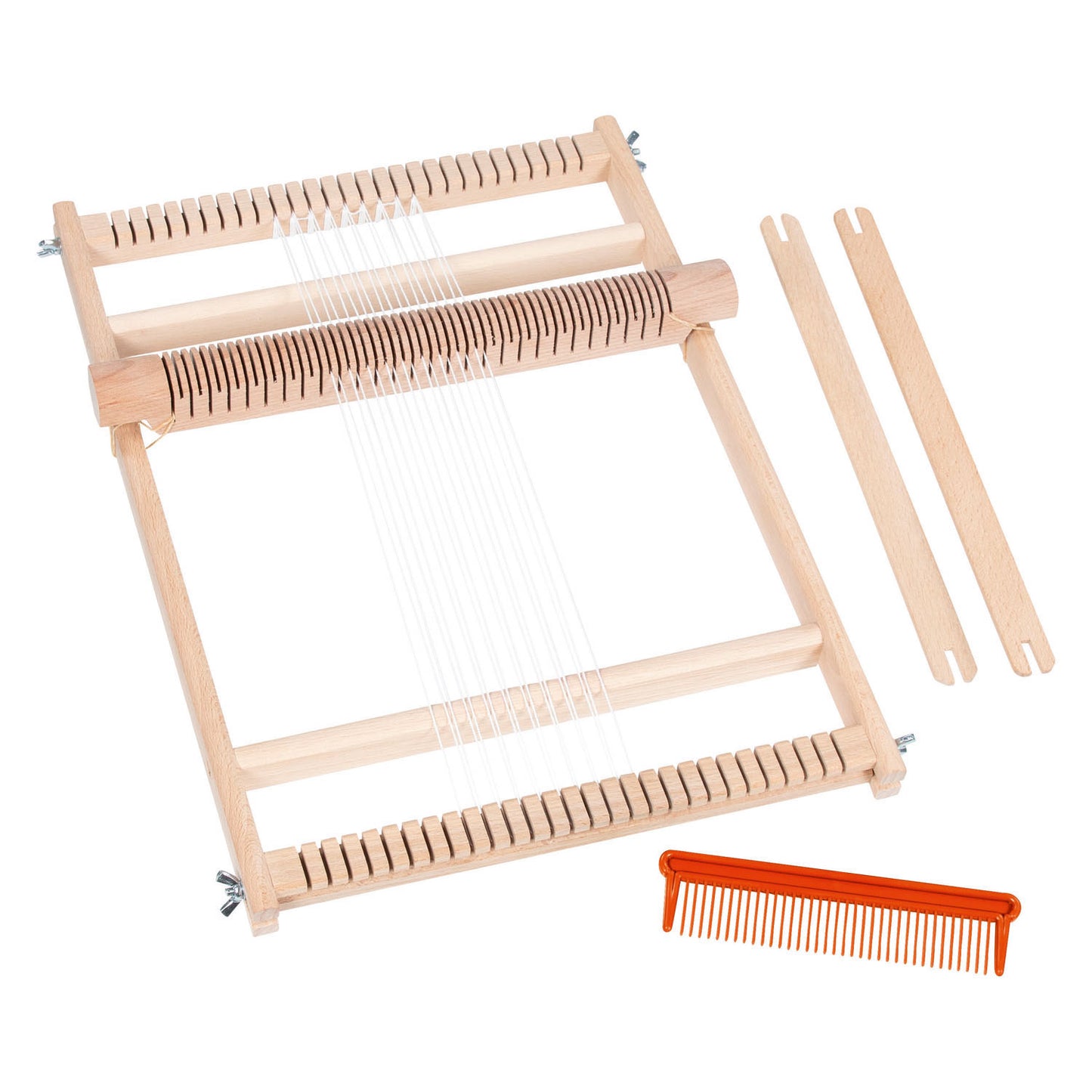 Telar de madera Goki para colegio con peine - 25cm