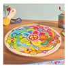 Puzzle in legno Goki fiori mandala - 34 pezzi.