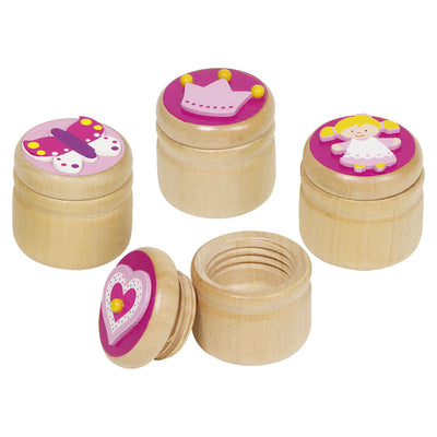 Scatola da denti Goki con coperchio rosa
