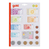 Goki juega a los animales de dinero con tarjeta de crédito y monedas, 117dlg.