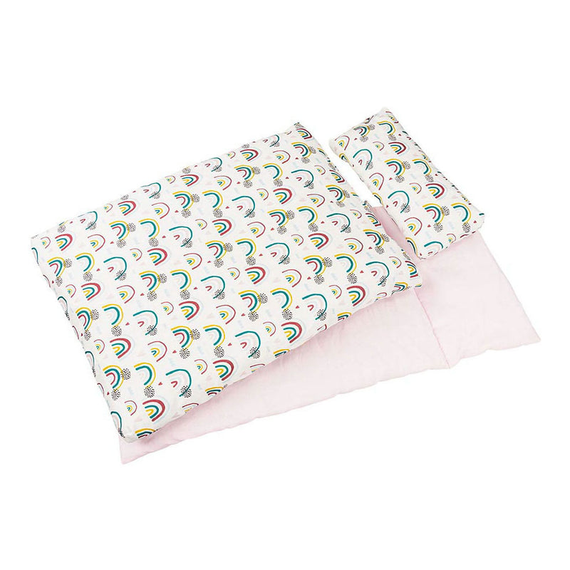 Goki Dolls Bed Linen Set Regenboog, 3dlg.