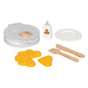 Iron Waffle de madera Goki con accesorios, 9dlg.