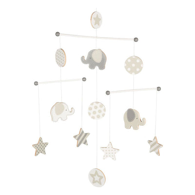 Goki Wooden Baby Mobile Elephant and Stars