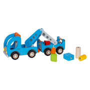 Goki houten voertuig-mobiele kraan - afbeelding 2