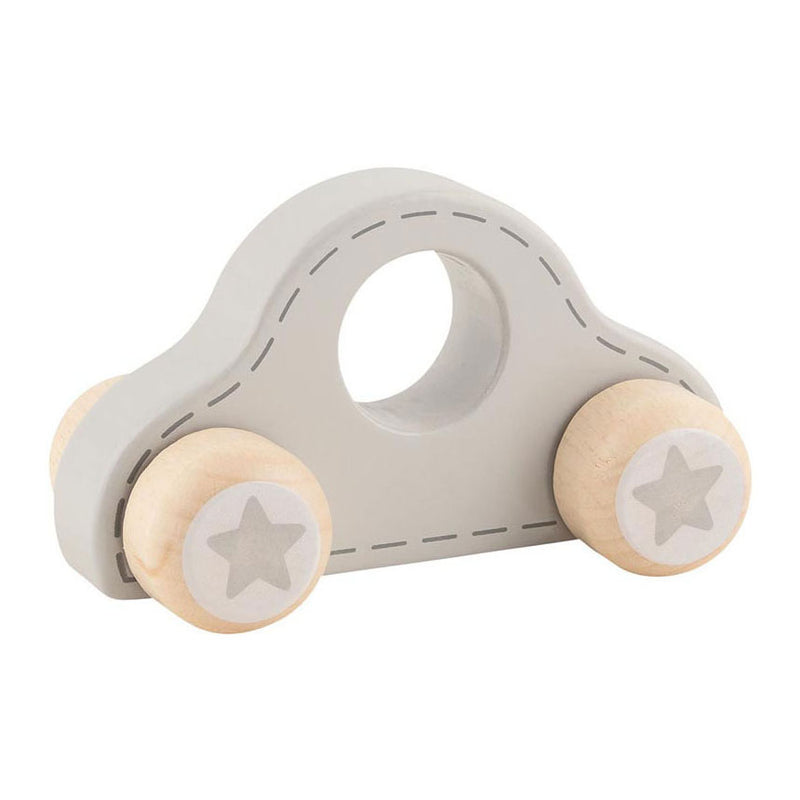 Goki Wooden Push Figura auto con stelle
