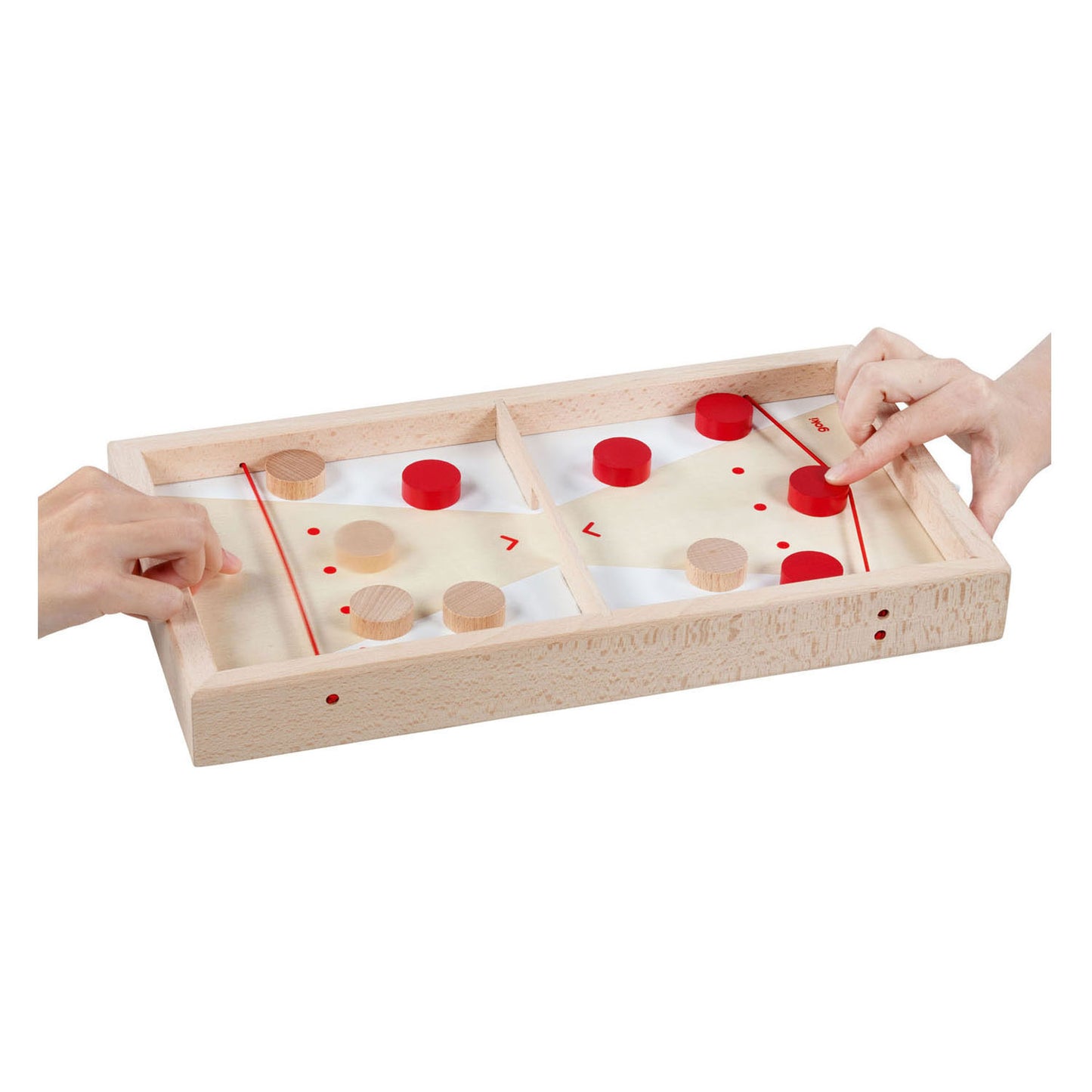 Goki Wooden Shooting Playing Table 2in1, 11dlg.