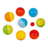 Goki Wooden Jeu de Boules Game con bolsa de algodón, 9dlg. - afbeelding 1
