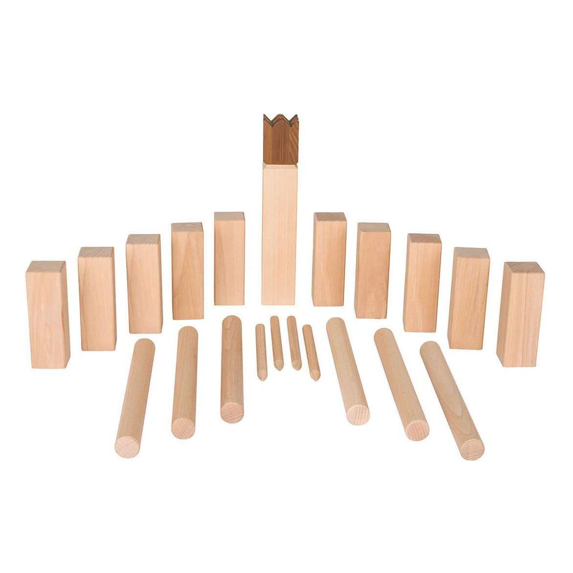 Goki Wooden Viking Game en bolsas de algodón