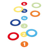 Goki Wooden Ringswerp Game con 6 anelli di feltro - afbeelding 2