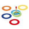 Goki Wooden Ringswerp Juego con 6 anillos de fieltro