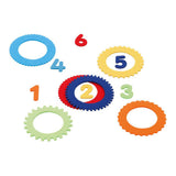 Goki Wooden Ringswerp Game con 6 anelli di feltro - afbeelding 4