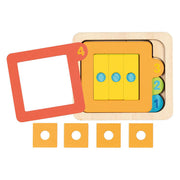 Goki Wooden Strayer Puzzle Forma e numeri, 15 °. - afbeelding 2