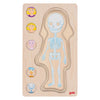 Goki Strato in legno Puzzle Girl Human Body, 29st.