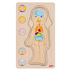 Goki Strato in legno Puzzle Girl Human Body, 29st.