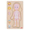 Goki Strato in legno Puzzle Girl Human Body, 29st.