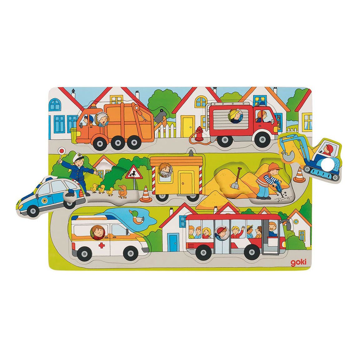 Goki Wooden Backing Shape en las calles, 7º.