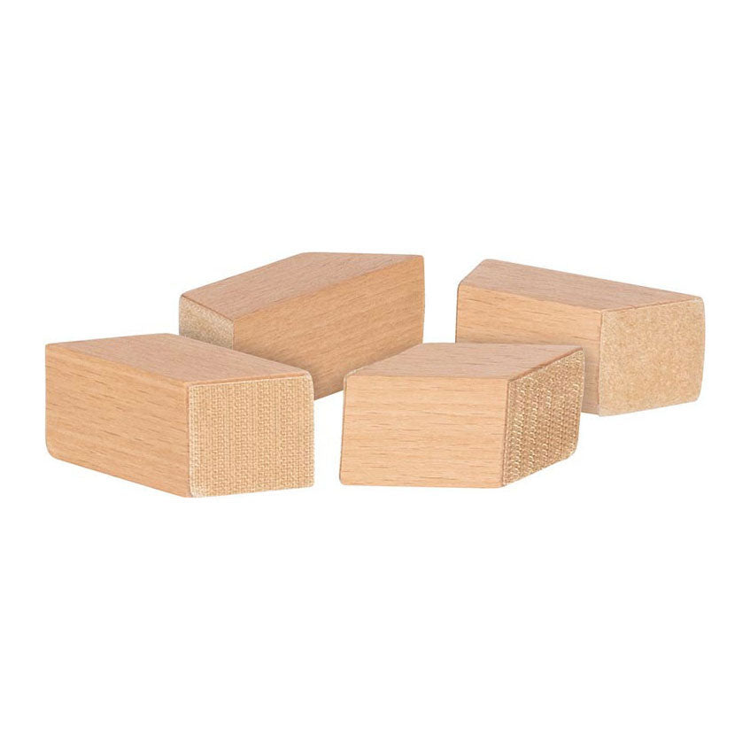 Goki Wooden sierra y bloques de construcción con conexión velcro, 11dlg.
