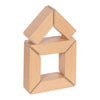 Goki Wooden sierra y bloques de construcción con conexión velcro, 11dlg.