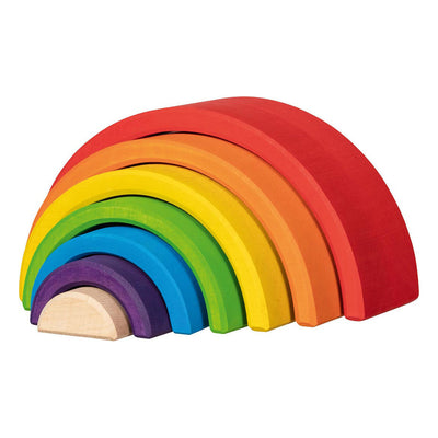 Goki Wooden Builden Blocks Rainbow, 5dlg.