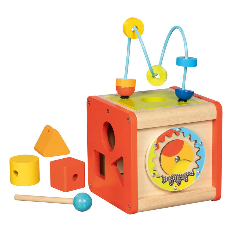 Goki Wooden Activity Kubus Beatbox e Motorics Piral
