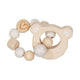 Goki anillo de madera de agarre oso