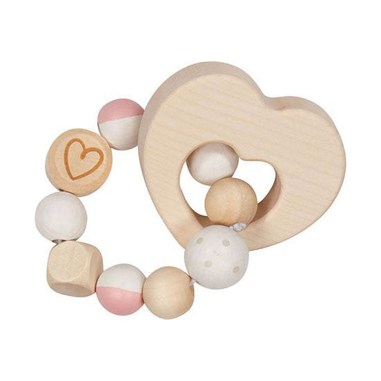 Corazón de madera goki agarrando