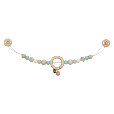 Goki houten wandelwagenketting ster met clips