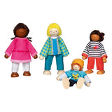 Goki flexibele poppen interculturele familie, 4st. - afbeelding 1