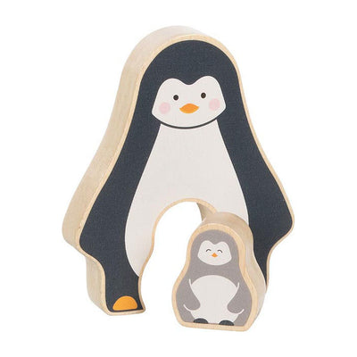 Goki wooden puzzle standing pinguint, 2st.