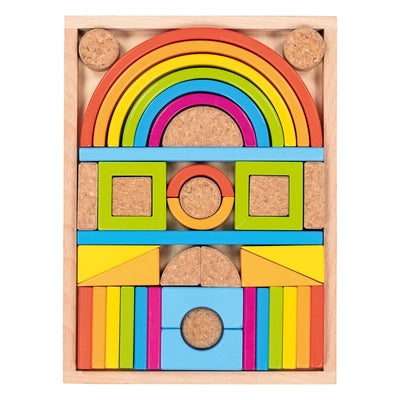 Goki Wooden Bloods Blocks Color, 41dlg.