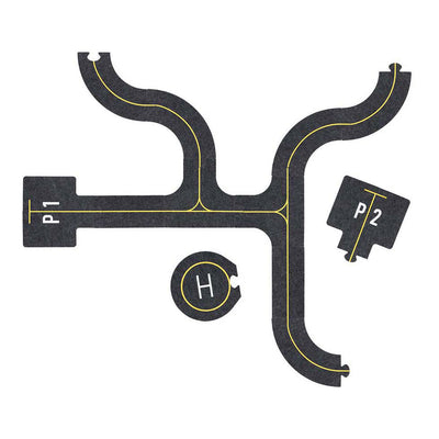 Goki Play Set Parts Airports con accessori - 26dlg.