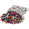 Strass Creativ company, d 6+10+14 mm, vari colori, 2520 pezzi 1 scatola