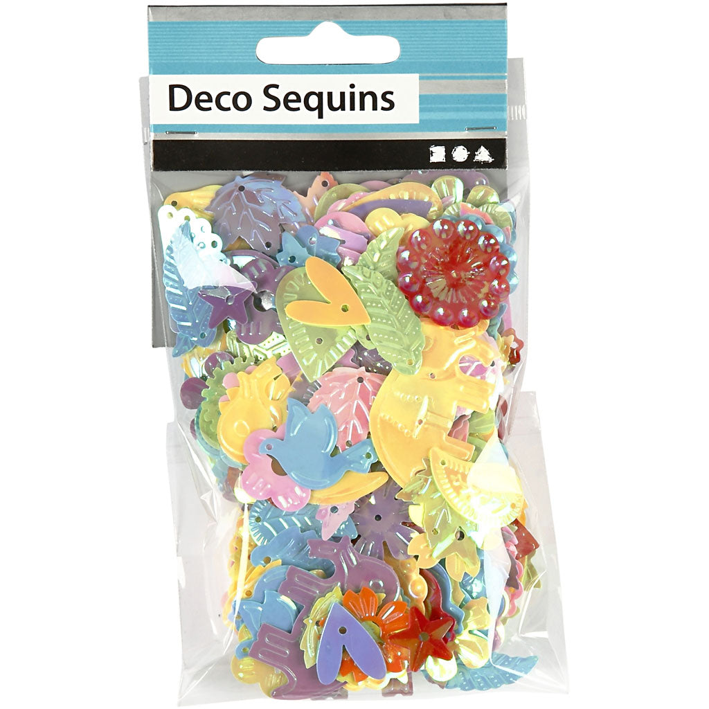 Paillettes Creativ company misura 15-45 mm colori madreperla 30 gr 1 conf.
