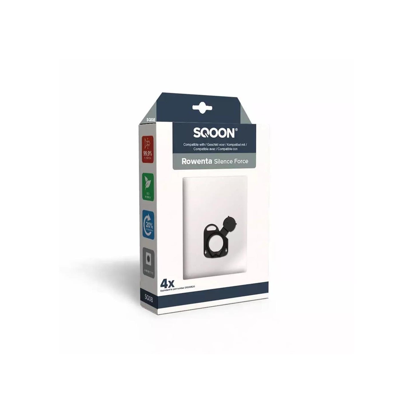 Sqoon stofzuigerzak rowenta silence force