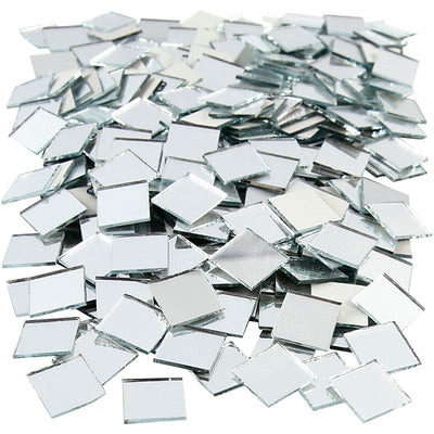 Creativ Company Spiegel Mosaic Mosaic, Dim 16x16 mm, espesor 1 mm, 500 piezas 1 caja