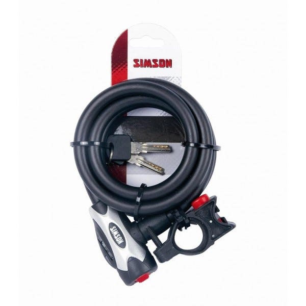 Simson Kabelslot Pro 12x180 zwart