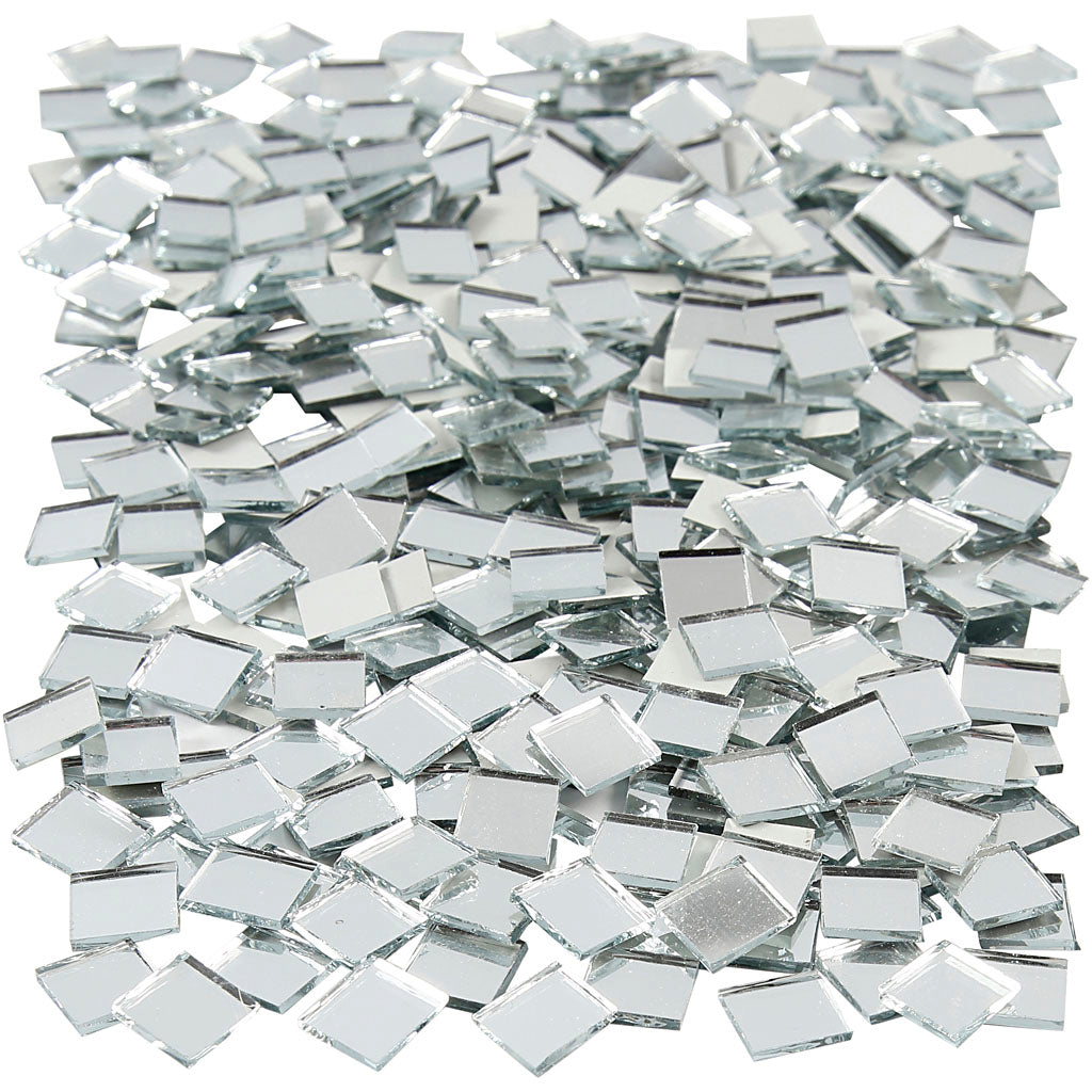 Creative Company Spiegel Mosaic Tiles, Dim 10x10 mm, spessore 2 mm, 500 pezzo 1 scatola