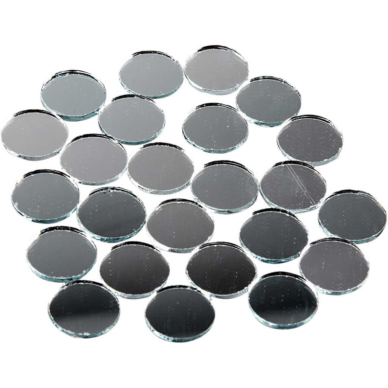 Mosaico specchio Creative Company, rotondo, d 18 mm, spessore 2 mm, 400 pezzi 1 scatola