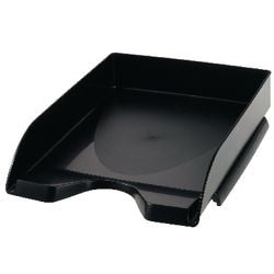 Vassoio per lettere cepro orizzontale in polistirolo 351x69x260mm nero